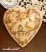 littlebird rosewreath heart brooch